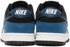 Nike Black & Blue Dunk Low Retro Sneakers