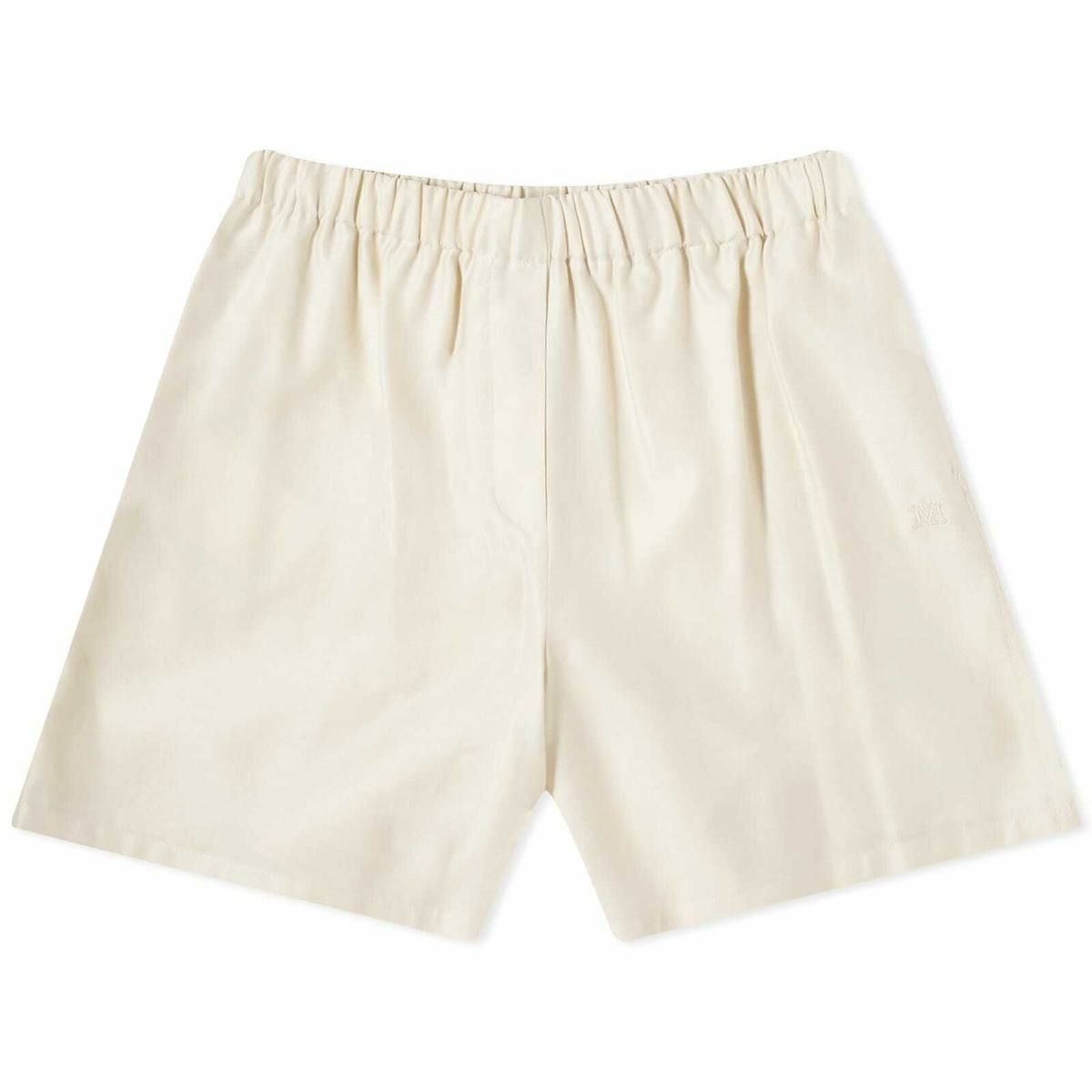 Max Mara Women's Piadena Longline Shorts in Ivory Max Mara