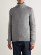 Anderson & Sheppard - Cashmere Rollneck Sweater - Gray