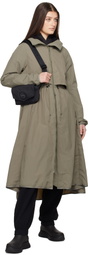 Canada Goose Khaki 'Black Label' Sinclair Long Coat