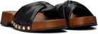 GANNI Black Tia Fairy Clog Sandals