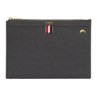 Thom Browne Grey Small Dolphin Icon Tablet Holder