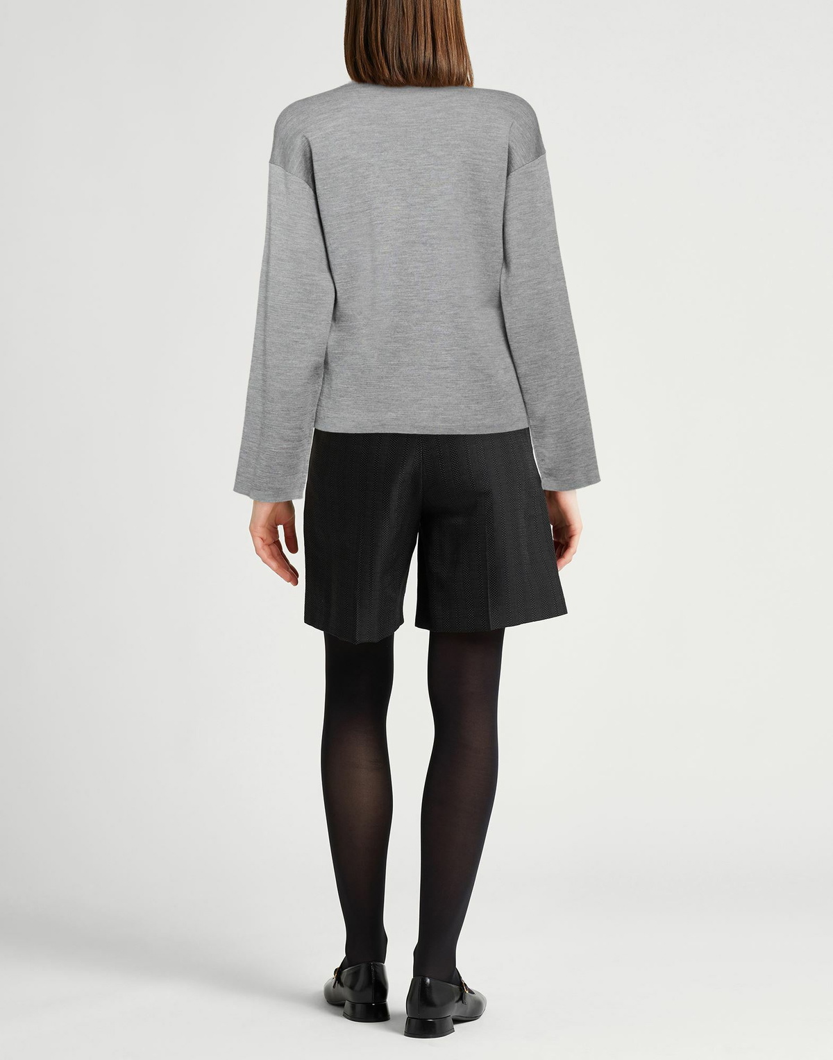 Peserico Womens Turtleneck in Grey