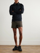 Portal - Marka Liner 5" Mesh-Trimmed Recycled-Shell Running Shorts - Green
