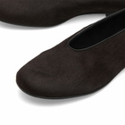 Vagabond Shoemakers Women's Vagabond Aleya Pony Hair Leather Ballet in Chocolate