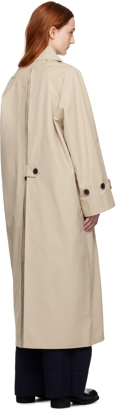Mark Kenly Domino Tan Beige Caro Trench Coat