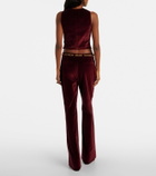 Etro Cotton velvet vest