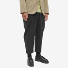 Beams Plus Men's 2 Pleats Twill Pant in Black