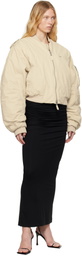 Entire Studios Black Surge Maxi Skirt