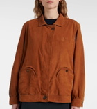 Blazé Milano Viva Cleo suede bomber jacket