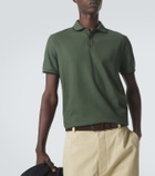 Loro Piana Brentwood cotton-blend piqué polo shirt