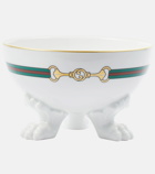 Gucci - Web ceramic dog bowl