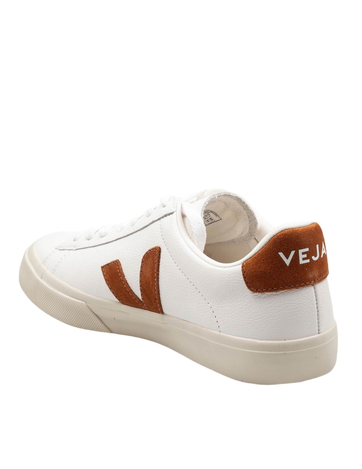 Veja Campo Chromefree In Leather Color White/camel