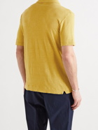 Massimo Alba - Filicudi Slim-Fit Linen-Jersey Polo Shirt - Yellow