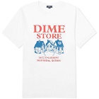 Dime Men's Skateshop T-Shirt in White