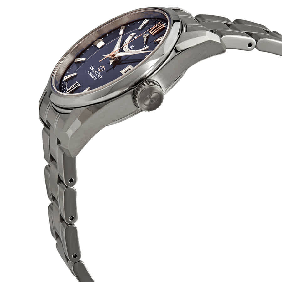 Orient Star Automatic Blue Dial Mens Watch RE-AU0005L00B