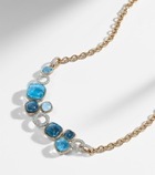 Pomellato Nudo 18kt white and rose gold necklace with topaz and diamonds