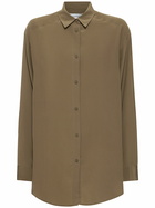 MATTEAU Long Sleeve Silk Shirt