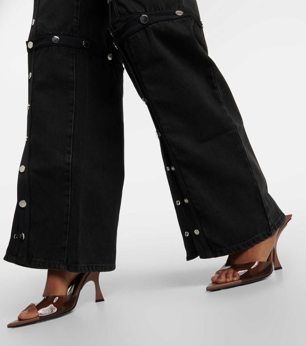 THE ATTICO◆Ester PVC ミュール 足元がエレガント＆上品♪ Ester'' black mule for Women | THE ATTICO®