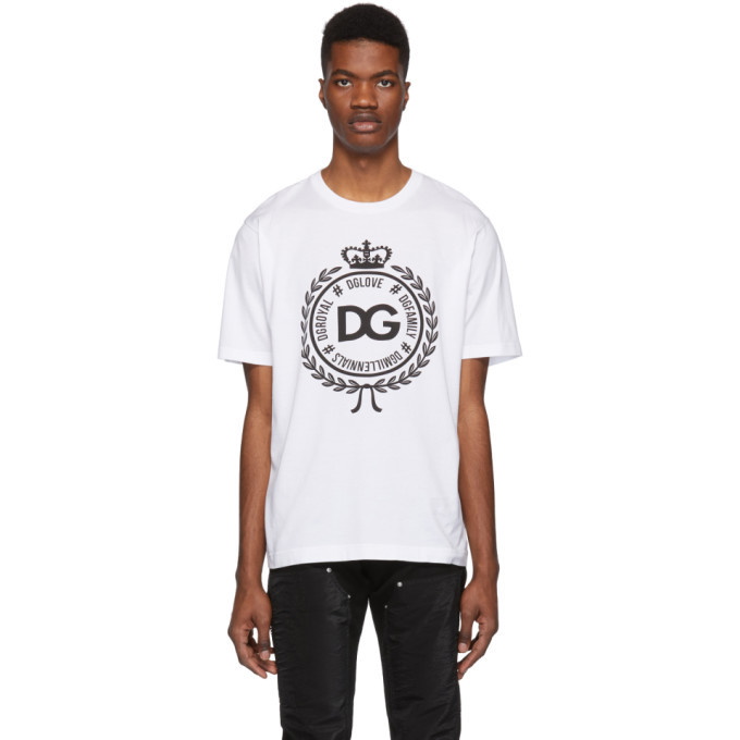 Photo: Dolce and Gabbana White Coin T-Shirt