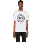 Dolce and Gabbana White Coin T-Shirt