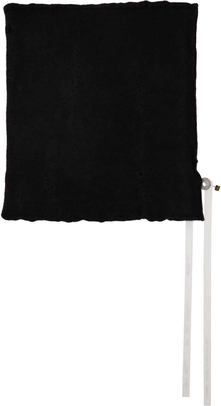 Label Under Construction Black Lunar Neck Warmer