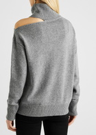 Paige Raundi Cut-out Wool-blend Jumper Grey