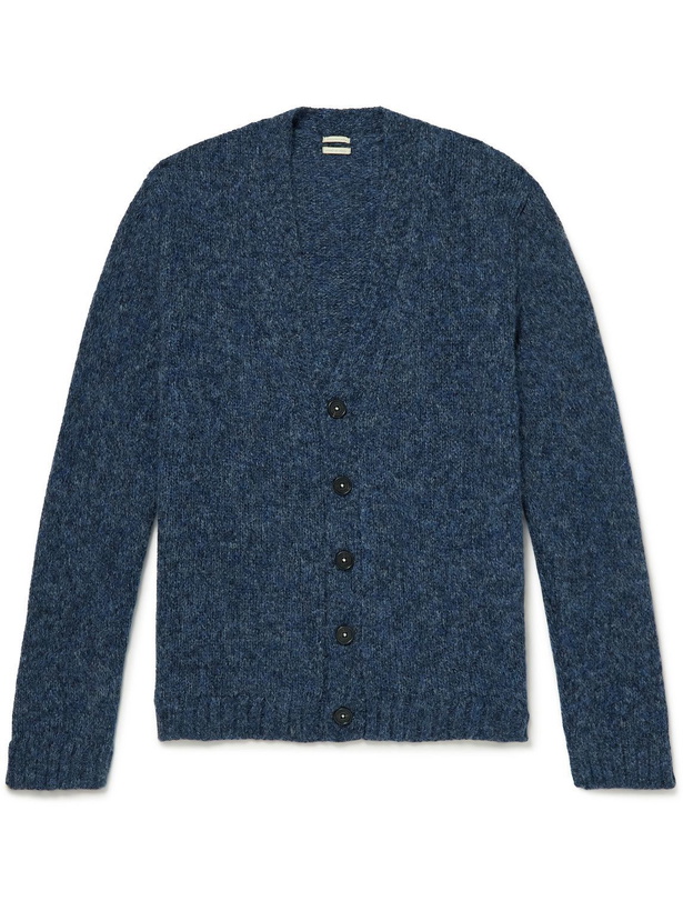 Photo: Massimo Alba - Robert Alpaca-Blend Cardigan - Blue