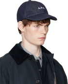 A.P.C. Indigo Charlie Cap