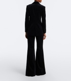 Costarellos Avice cotton velvet flared pants