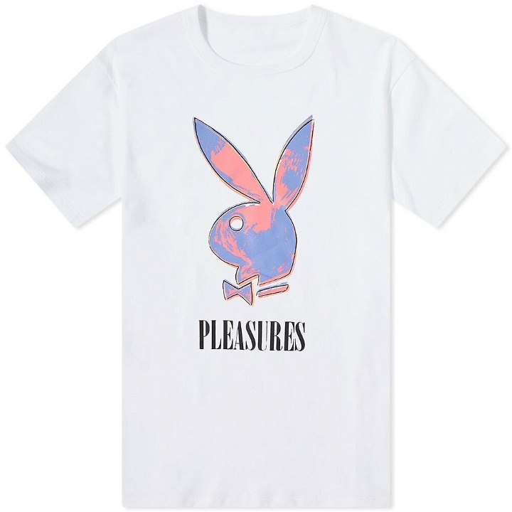 Photo: PLEASURES Men's Pop Playboy T-Shirt in White