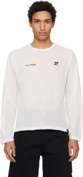 Courrèges White Printed Mesh T-shirt