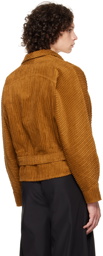 Situationist Brown Belted Jacket