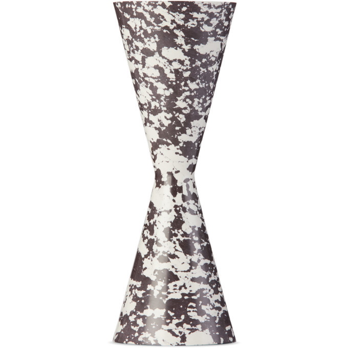 Photo: Tom Dixon Black and White Swirl Cone Candle Holder