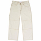 Checks Downtown Men's Studio Pant in Cream/Rust