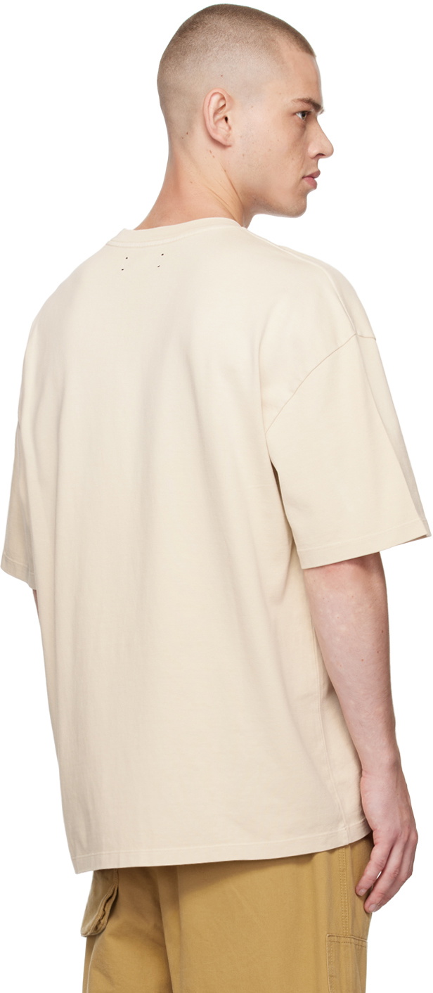 AMIRI Beige Vintage Oversized T-shirt Amiri