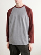WTAPS - Ian Logo-Embroidered Cotton-Jersey T-Shirt - Gray