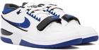 Nike White & Blue Air Alpha Force 88 Sneakers