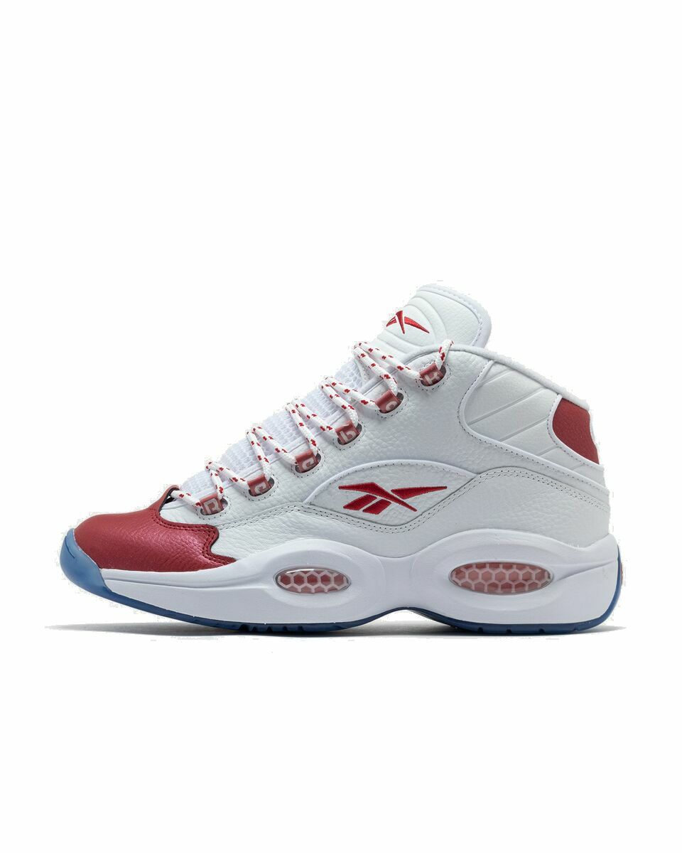 Photo: Reebok Question Mid White - Mens - High & Midtop