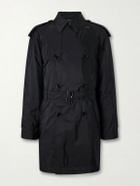 Burberry - Belted Shell Trench Coat - Black