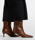 Proenza Schouler Snake-effect leather knee-high boots