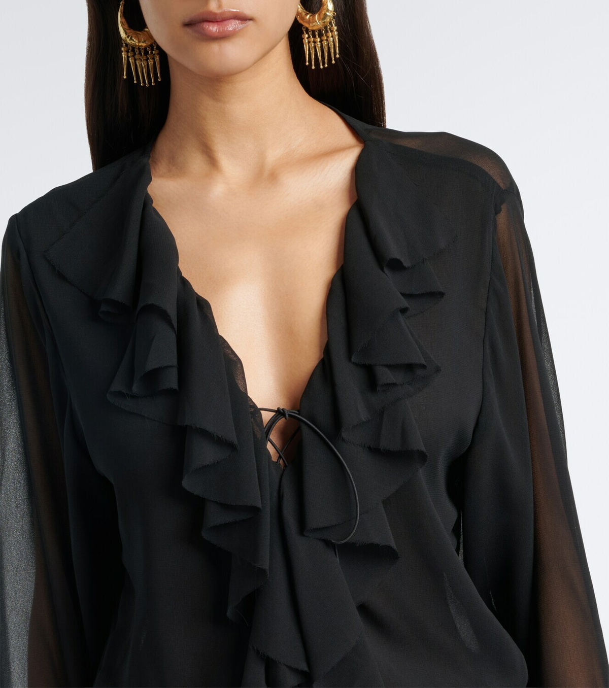Bananhot Bellen ruffled minidress
