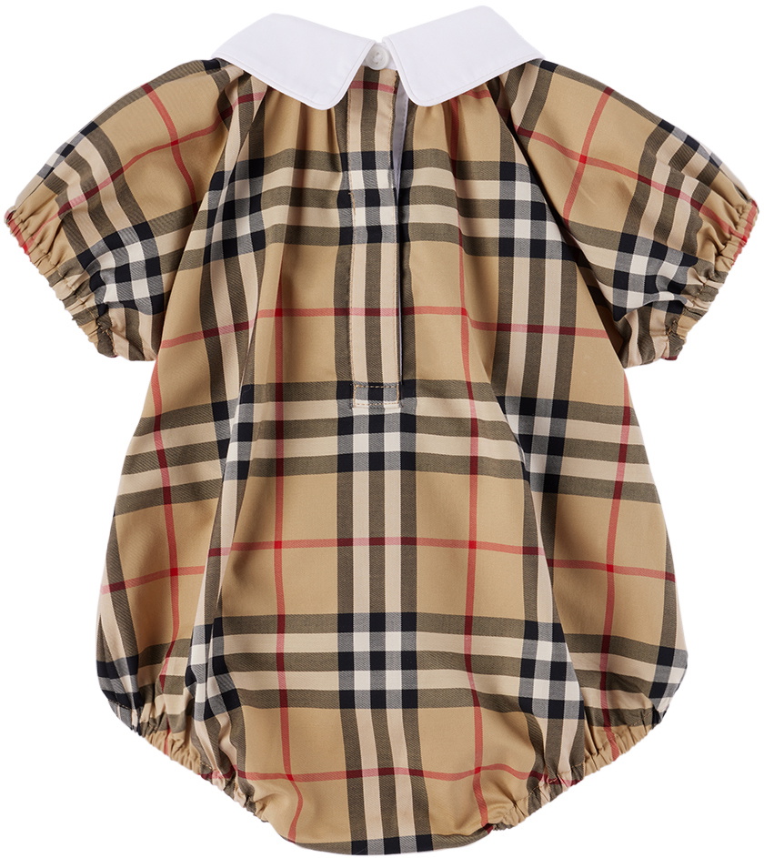 Burberry Check Sheer Bodysuit main image 0