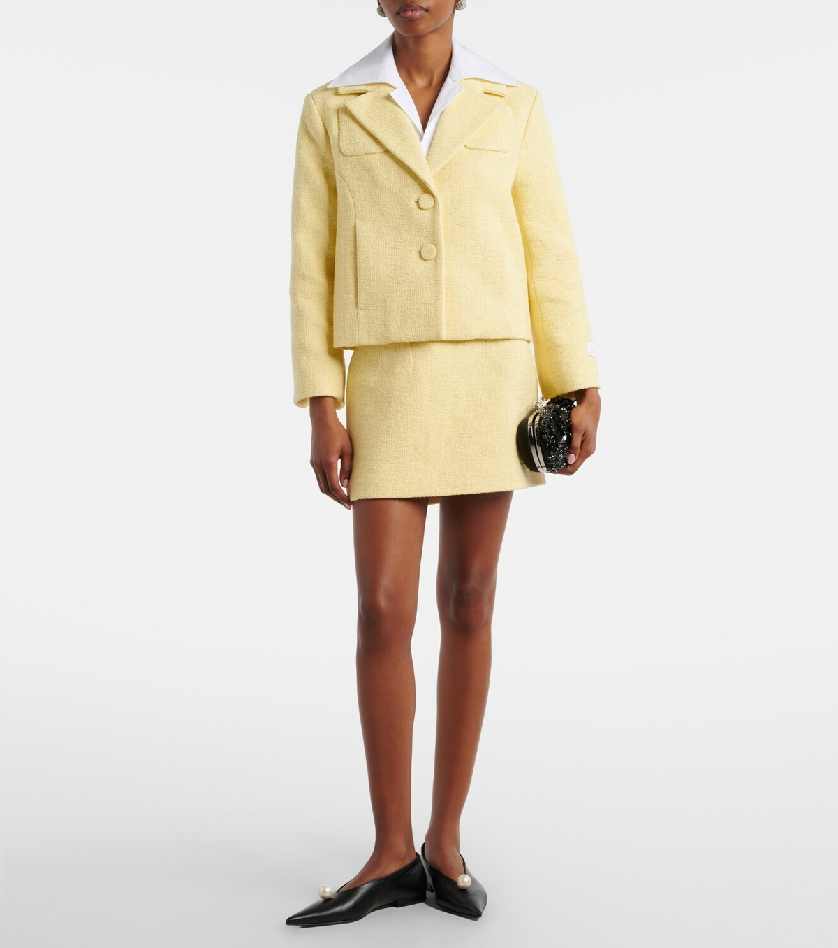 Patou Cropped cotton jacket