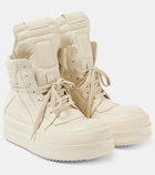 Rick Owens Bumper leather high-top sneakers