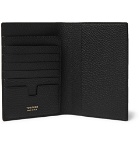 TOM FORD - Full-Grain Leather Passport Cover - Black