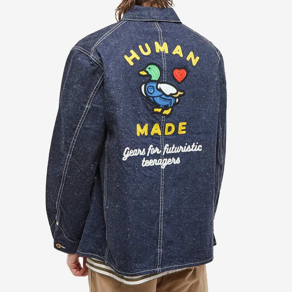 Human Made Men's Denim Coverall Jacket in Indigo Human Made