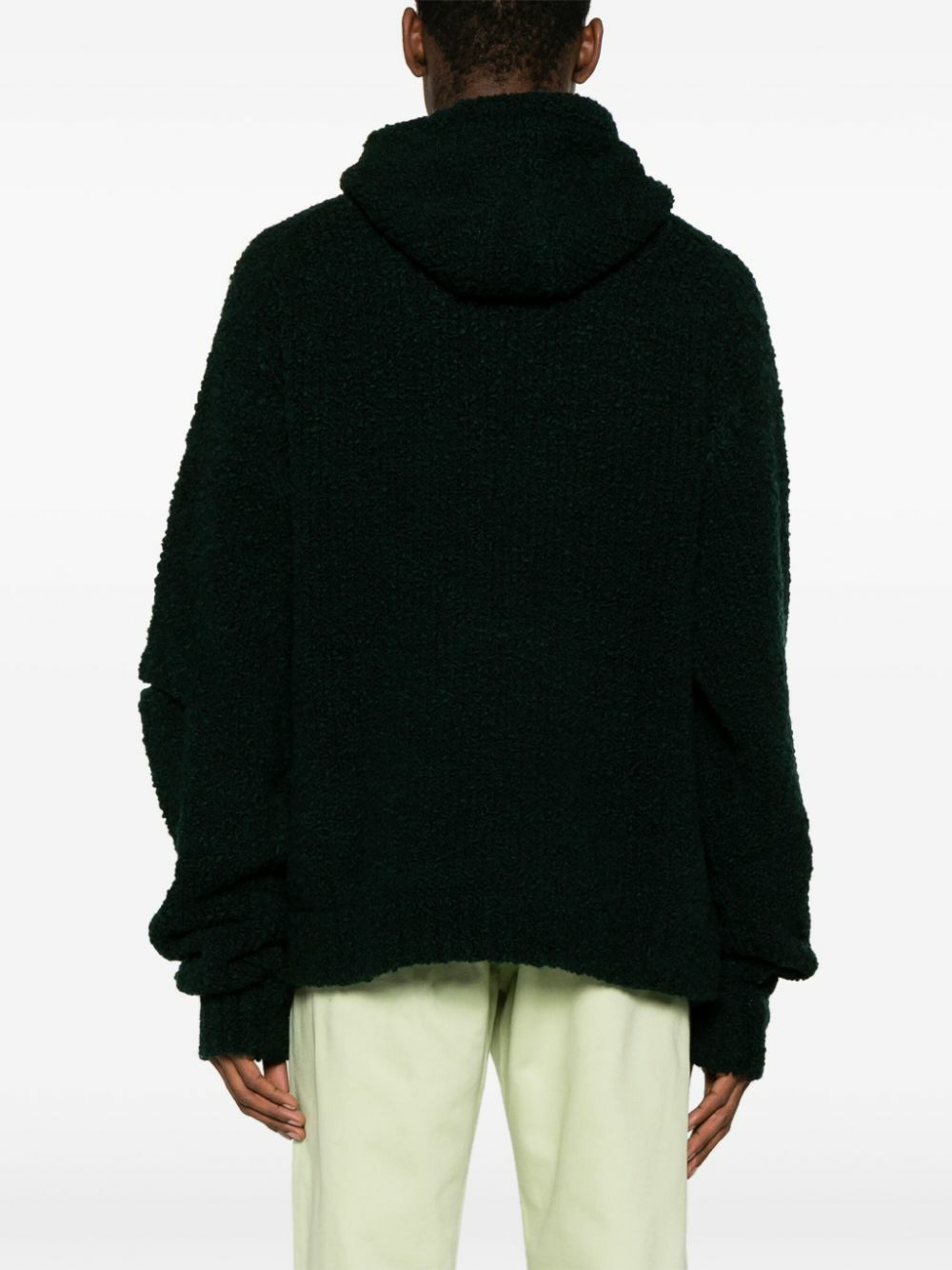 Robyn Lynch Green 3D Merino Wool Hoodie