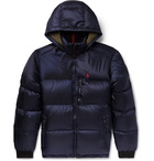 Polo Ralph Lauren - Faux Shearling-Trimmed Quilted Shell Down Jacket - Men - Navy