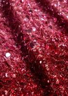 Alice + Olivia Eve Dégradé Sequin-embellished Mini Dress Pink